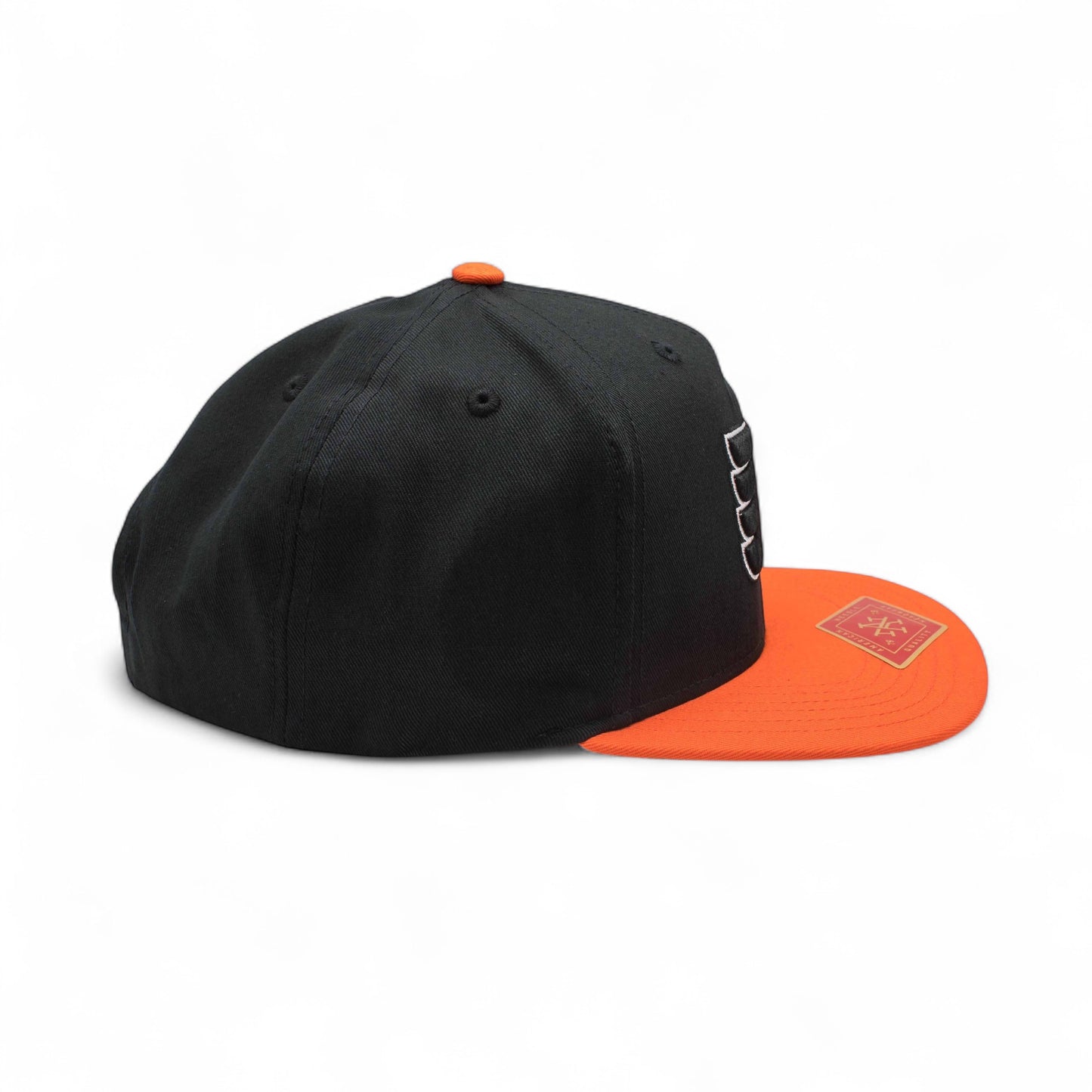 Philadelphia Flyers Hat: Black/Orange Snapback Flat Bill Hats