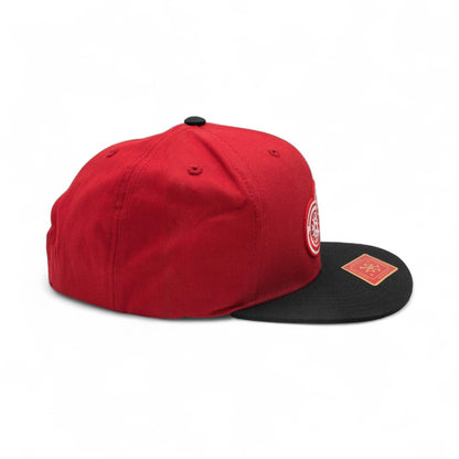 Detroit Red Wings Hat: Red/Black Snapback Flat Bill Hat | NHL