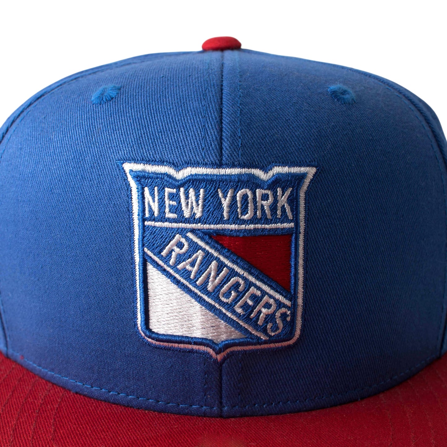 New York Rangers Hats: Royal Blue/Red Flat Bill Snapback Hat | NHL