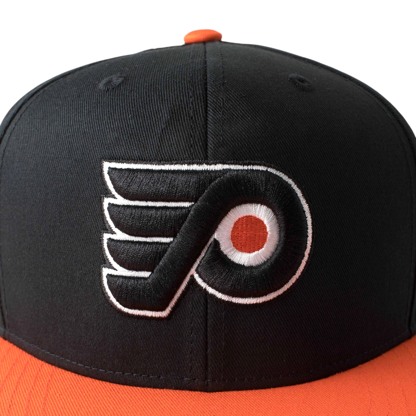 Philadelphia Flyers Hat: Black/Orange Snapback Flat Bill Hats