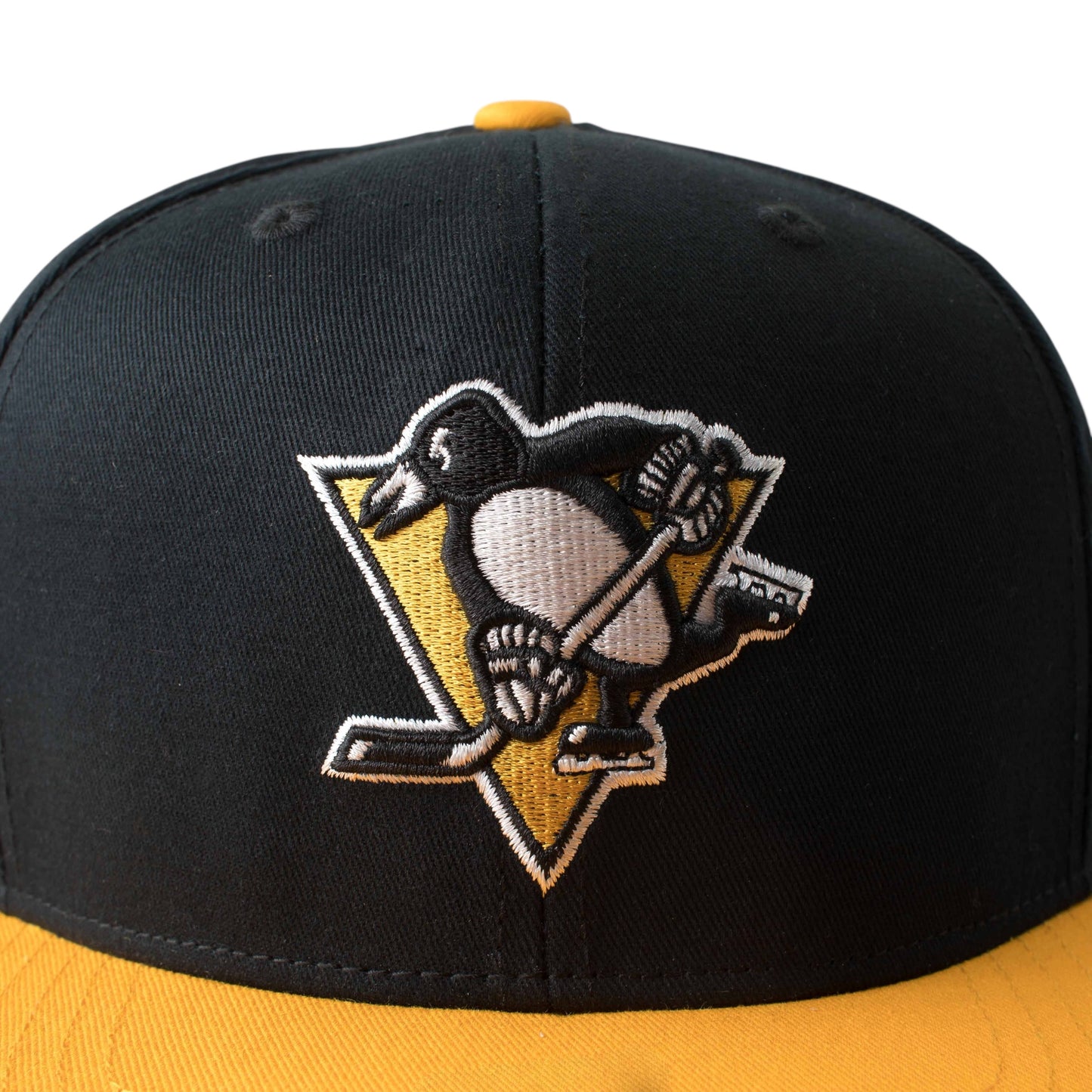 Pittsburgh Penguins Hat: Black/Gold Snapback Flat Bill Hats | NHL