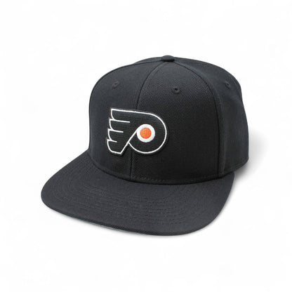 AMERICAN NEEDLE 400 Series NHL Team Hat, Philadelphia Flyers, All Black