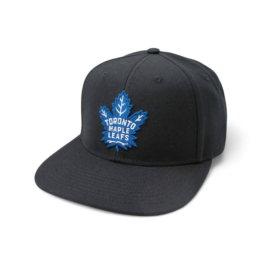 AMERICAN NEEDLE 400 Series NHL Team Hat, Toronto Maple Leafs, All Black