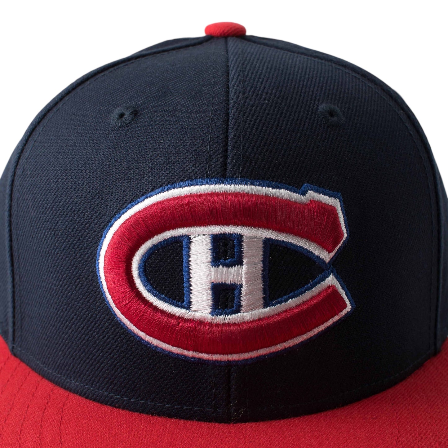Montreal Canadiens Hats: Navy/Red Flat Bill Snapback Hat | NHL