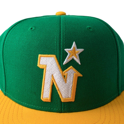 AMERICAN NEEDLE 400 Series NHL Team Hat, Minnesota North Stars, Kelly Green (‎400A1V-MNN)