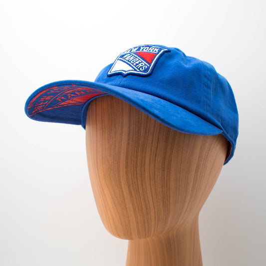 New York Rangers Hats: Faded Blue Snapback Dad Hat | NHL