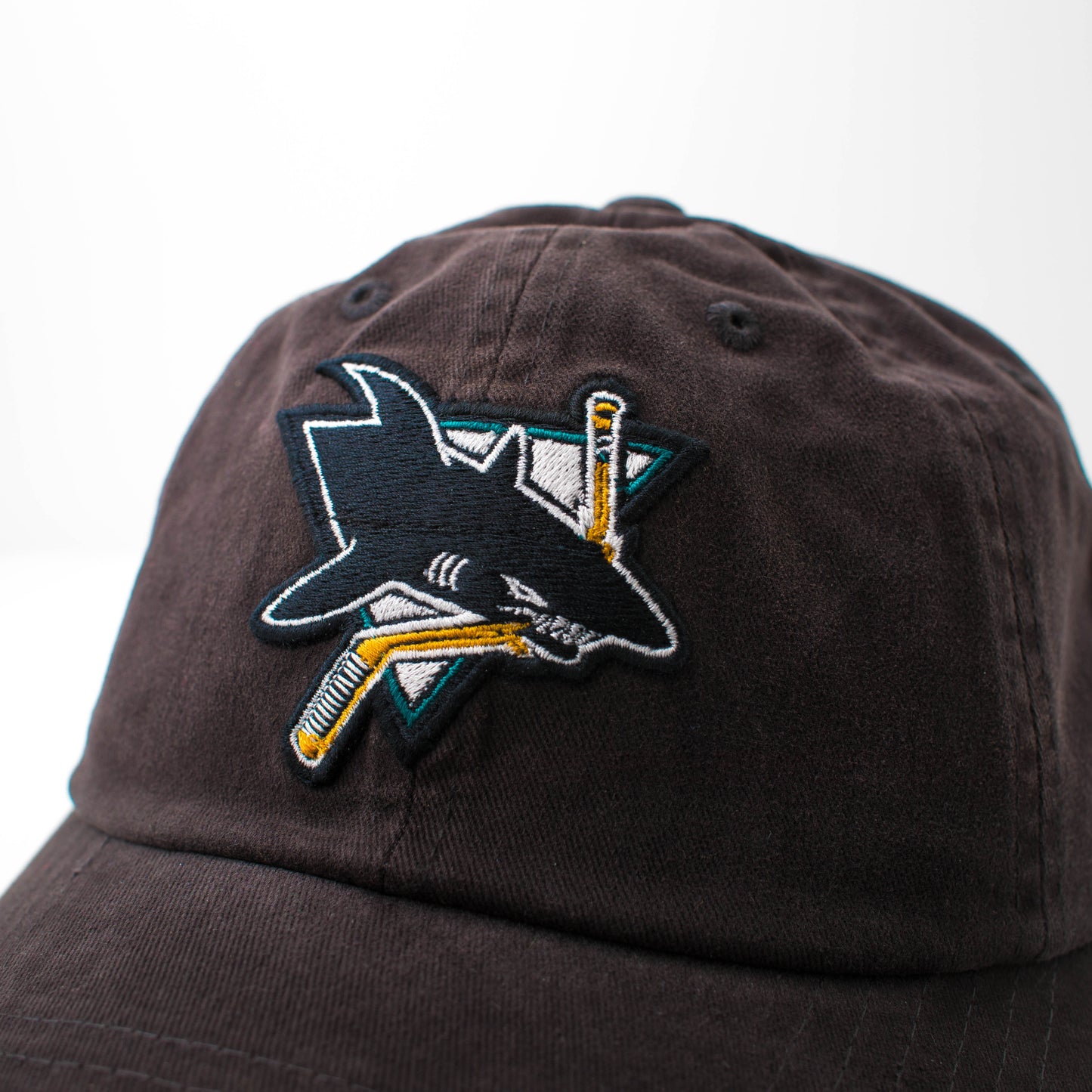 San Jose Sharks Hat: Black Strapback Dad Hats | Popular NHL Teams