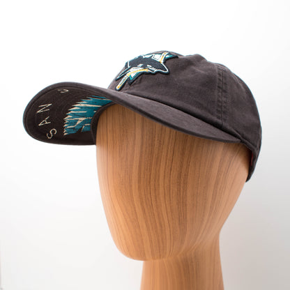 San Jose Sharks Hat: Black Strapback Dad Hats | Popular NHL Teams
