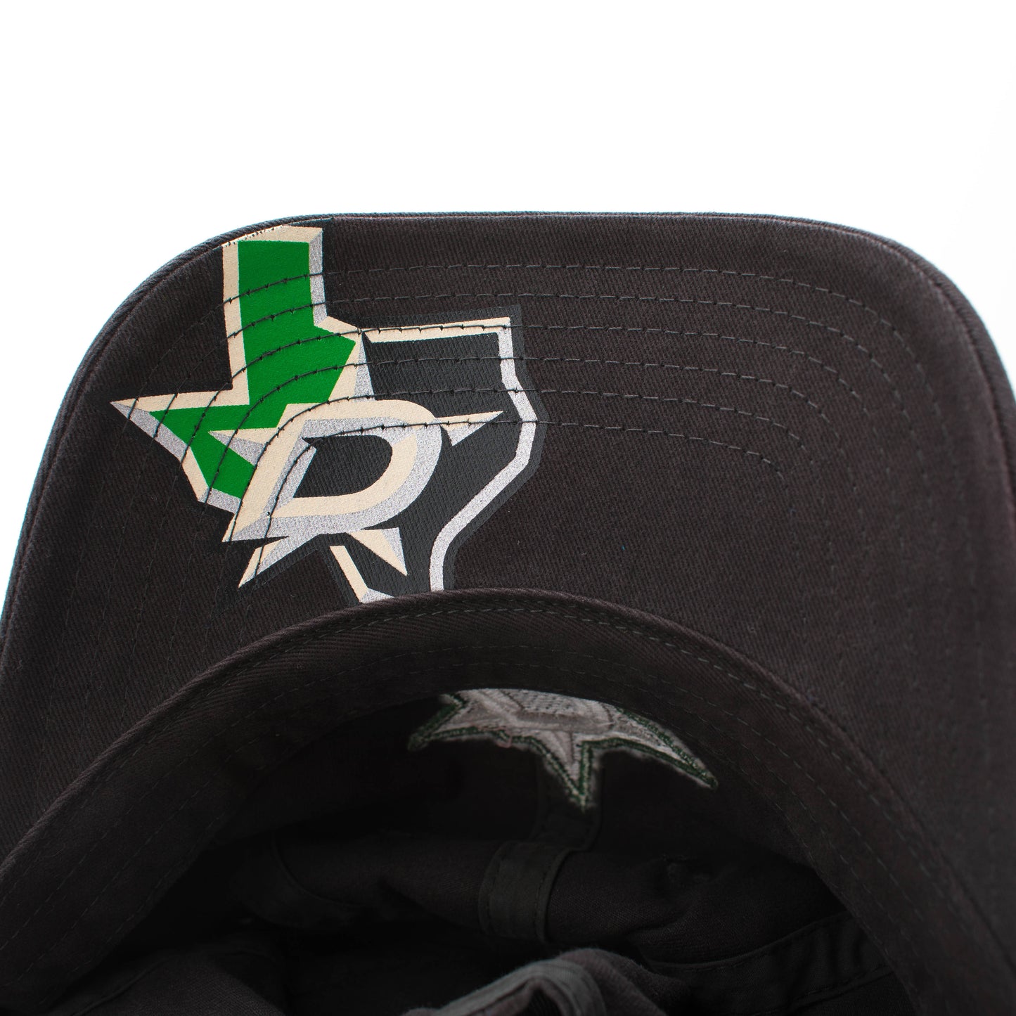 AMERICAN NEEDLE NHL Dallas Stars Hockey Team New Raglan Adjustable Baseball Hat, Black (36672B-DS-BLK)
