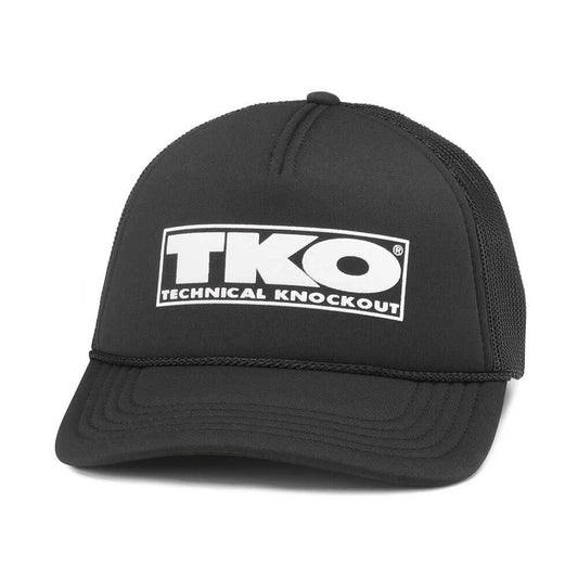 TKO Strength & Performance Hats: Black/White Foamy Trucker Hat | Workout