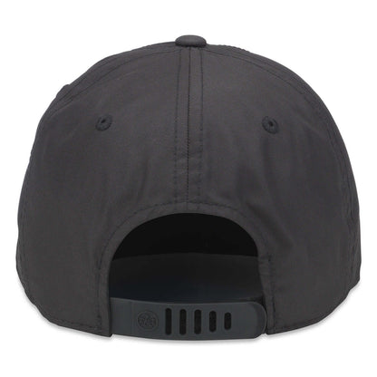 TKO Strength & Performance Hats: Black/White Logo Hat With Velcro Strap | Workout