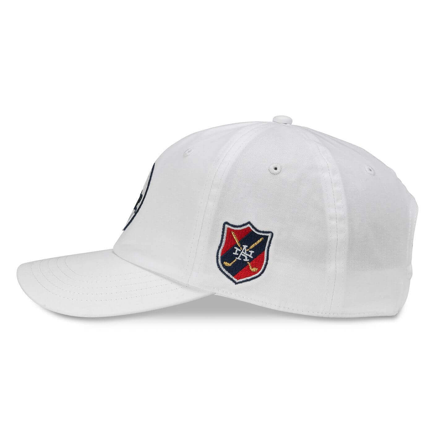Miller Lite Hats: White Snapback Golf Hat | Beer 19th Hole 2