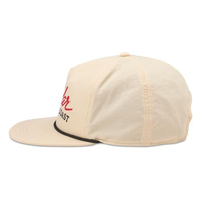 AMERICAN NEEDLE Fender Catalina Adjustable Snapback Baseball Hat, Sand (23023A-FEND-SAND)