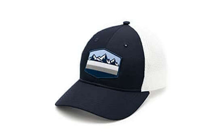 HGP Views Navy/White Velcro Trucker Hat