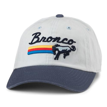 AMERICAN NEEDLE Ford Bronco Ballpark Adjustable Buckle Strap Baseball Dad Hat (20001C-BRONCO-RUCB)