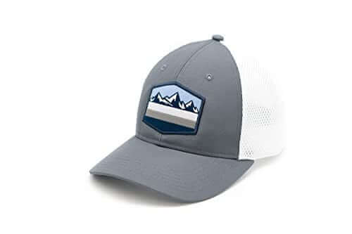 HGP Views Charcoal/White/Blue Velcro Trucker Hat