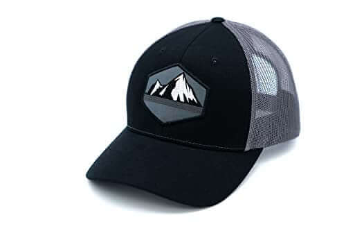 HGP Mountain Skyline Black/Charcoal/Grey Snapback Trucker Hat