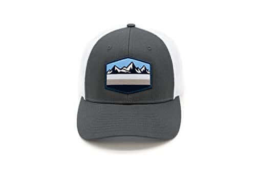 HGP Mountain View Blue Snapback Trucker Hat 4