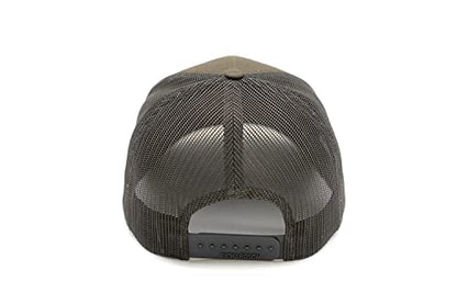 HGP Mountain View PVC Patch Charcoal Grey/White Snapback Trucker Hat 3