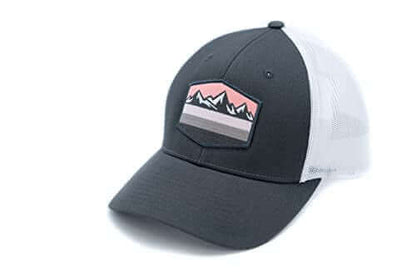 HGP Mountain View Pink Snapback Trucker Hat