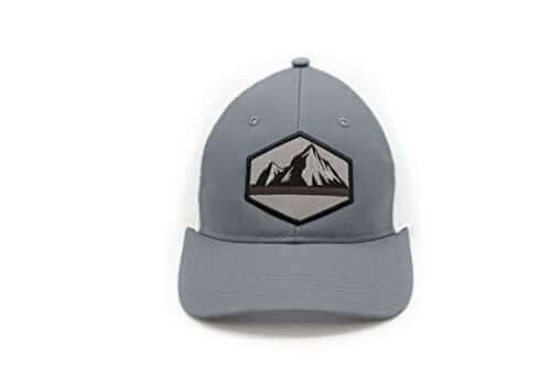 HGP Views Charcoal/White/Grey Velcro Trucker Hat 4