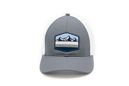 HGP Views Charcoal/White/Blue Velcro Trucker Hat 4