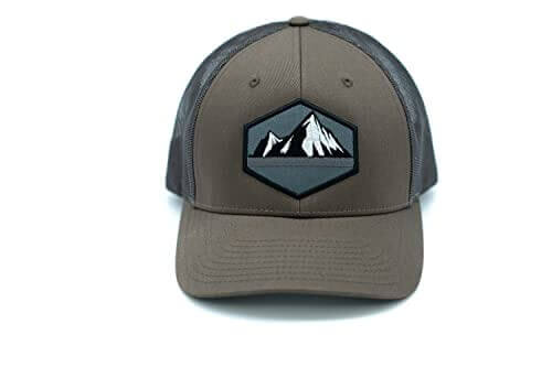 HGP Mountain Skyline Chocolate Chip/Grey Snapback Trucker Hat 4