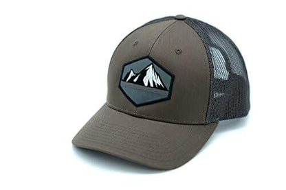 HGP Mountain Skyline Chocolate Chip/Grey Snapback Trucker Hat