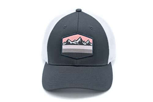 HGP Mountain View Pink Snapback Trucker Hat 4