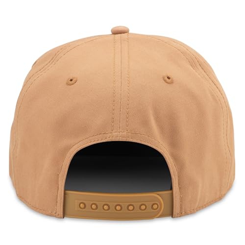 AMERICAN NEEDLE Lone Star Beer Canvas Cappy Adjustable Snapback Baseball Hat, Wheat (23005A-LSTAR-WHEA)