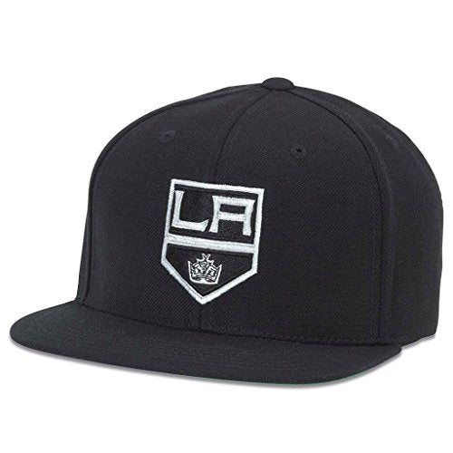 AMERICAN NEEDLE 400 Series NHL Team Hat, Los Angeles Kings, Black (400A2V-LAK)