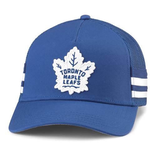 AMERICAN NEEDLE Toronto Maple Leafs NHL Hotfoot Adjustable Snapback Baseball Hat, Royal Blue (23018A-TML-ROY)