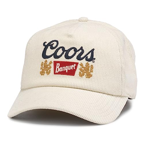 AMERICAN NEEDLE Coors Banquet Beer Roscoe Cord Adjustable Snapback Baseball Hat