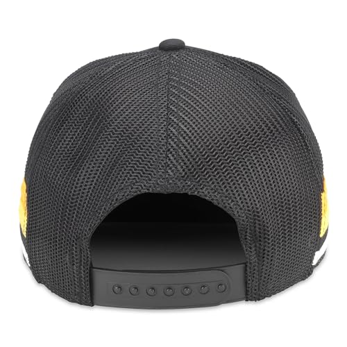 AMERICAN NEEDLE Boston Buins NHL Hotfoot Adjustable Snapback Baseball Hat, Black (23018A-BBR-BLK)