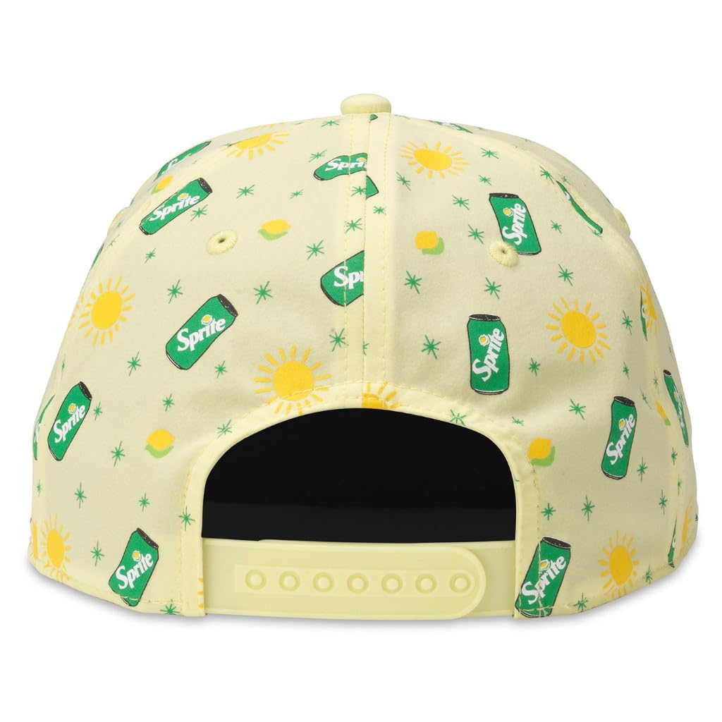 AMERICAN NEEDLE Sprite Mojave Adjustable Snapback Baseball Hat, Lemon (23007A-SPRITE-LEMN)