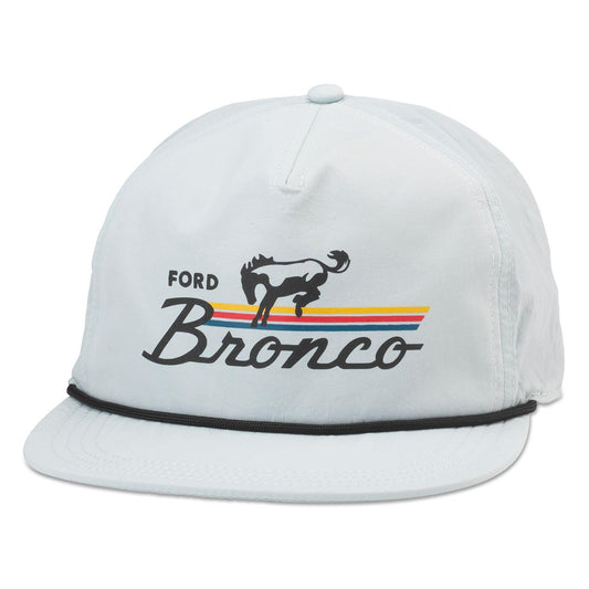 AMERICAN NEEDLE Ford Bronco Catalina Adjustable Snapback Baseball Hat, Mineral (23023A-BRONCO-MINL)