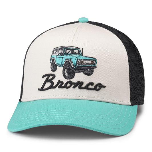 AMERICAN NEEDLE Ford Bronco Valin Adjustable Snapback Baseball Hat (42960B-BRONCO-BITB)