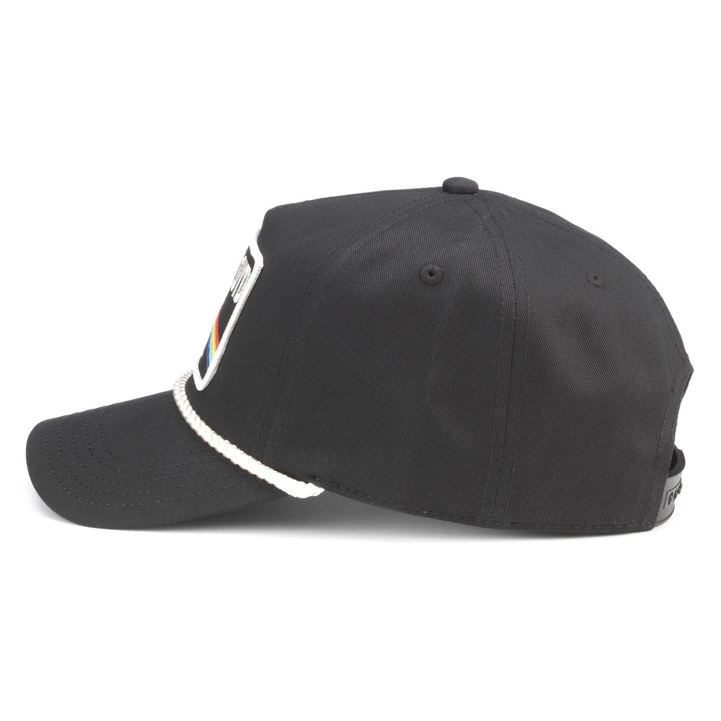 AMERICAN NEEDLE Pink Floyd Roscoe Adjustable Snapback Baseball Hat, Black (23008A-PFLOYD-BLK)
