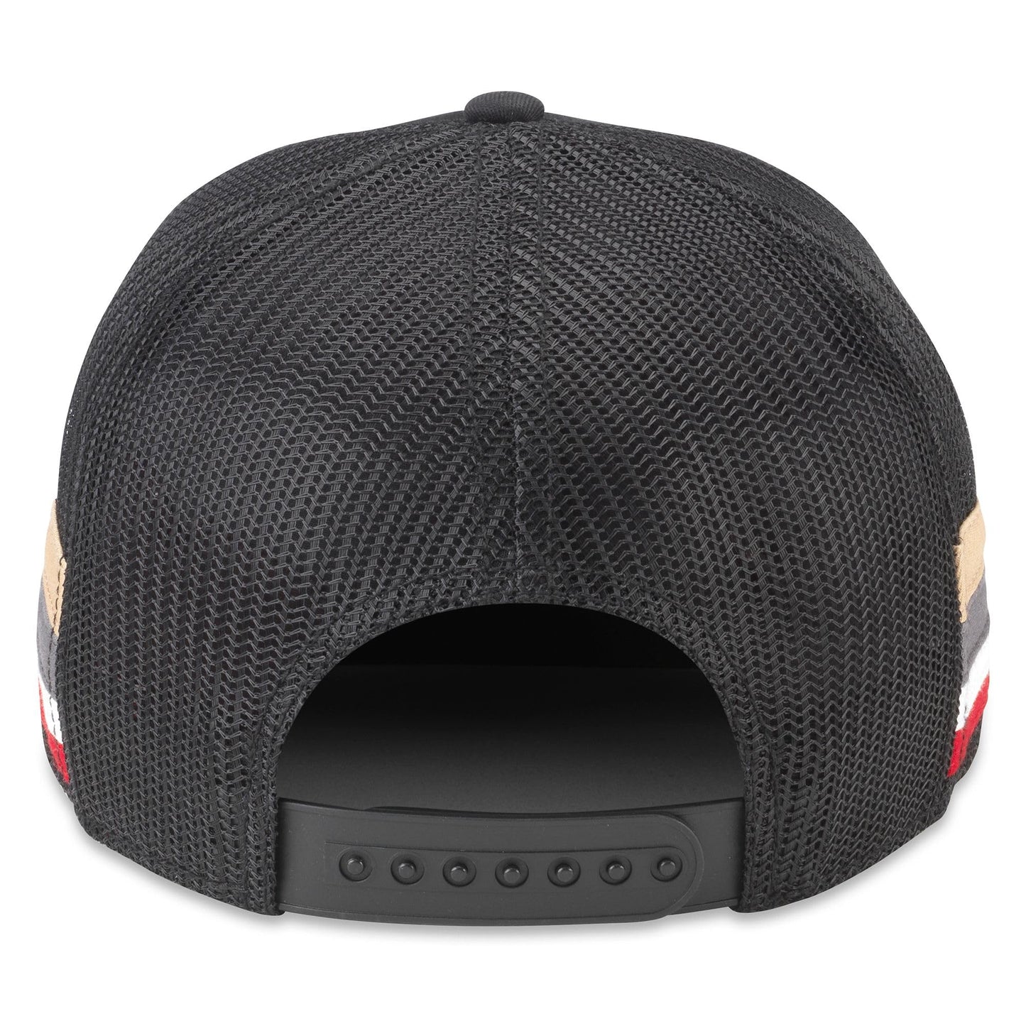 AMERICAN NEEDLE Vegas Golden Knights NHL Hotfoot Adjustable Snapback Baseball Hat, Black (23018A-VGK-BLK)