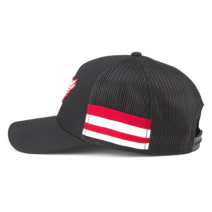 AMERICAN NEEDLE Detroit Red Wings NHL Hotfoot Adjustable Snapback Baseball Hat, Black (23018A-DRW-BLK)