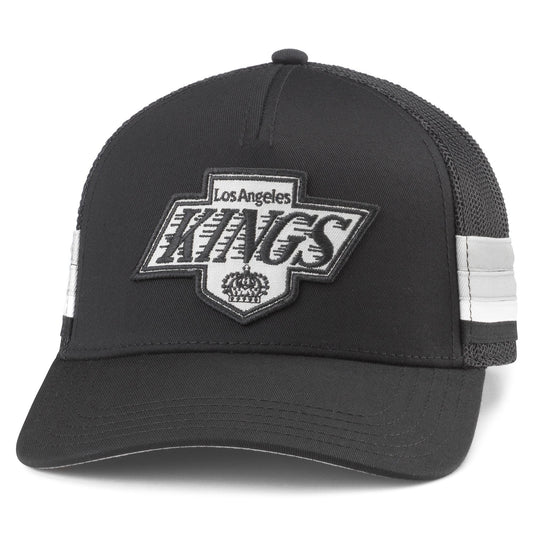 AMERICAN NEEDLE Los Angeles LA Kings NHL Hotfoot Adjustable Snapback Baseball Hat, Black (23018A-LAK-BLK)