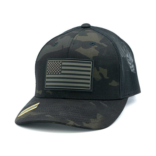 American-Flag-Hats--Black-Multicam-Snapback-Trucker-Hat-_-PVC-Patch-Black