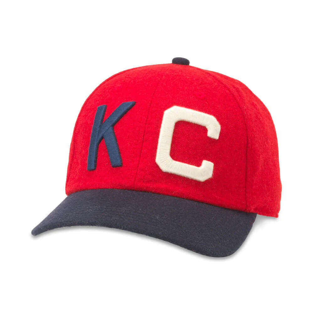Kansas City Monarchs Hats: Red/Navy Strapback Dad Hat | Vintage