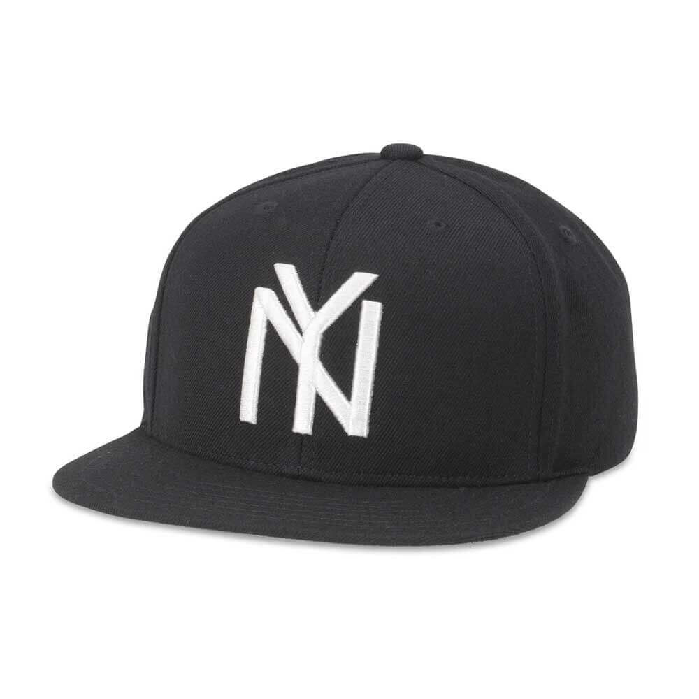 New York Black Yankees Hats: Black Flat Bill Baseball Hat | Negro League