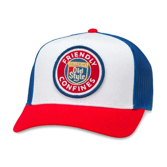 Old-Style-Beer-Friendly-Confines-Red-White-Blue-Trucker-Hat-HPS-Hat-pro-Shop-Com