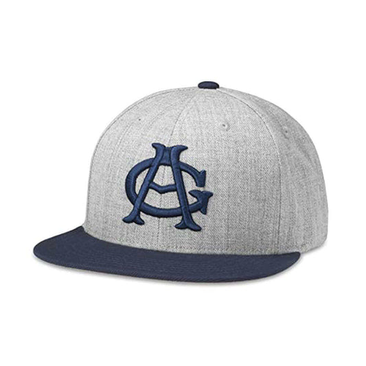 Chicago American Giants Hats: Grey/Navy Snapback Baseball Hat | NLB
