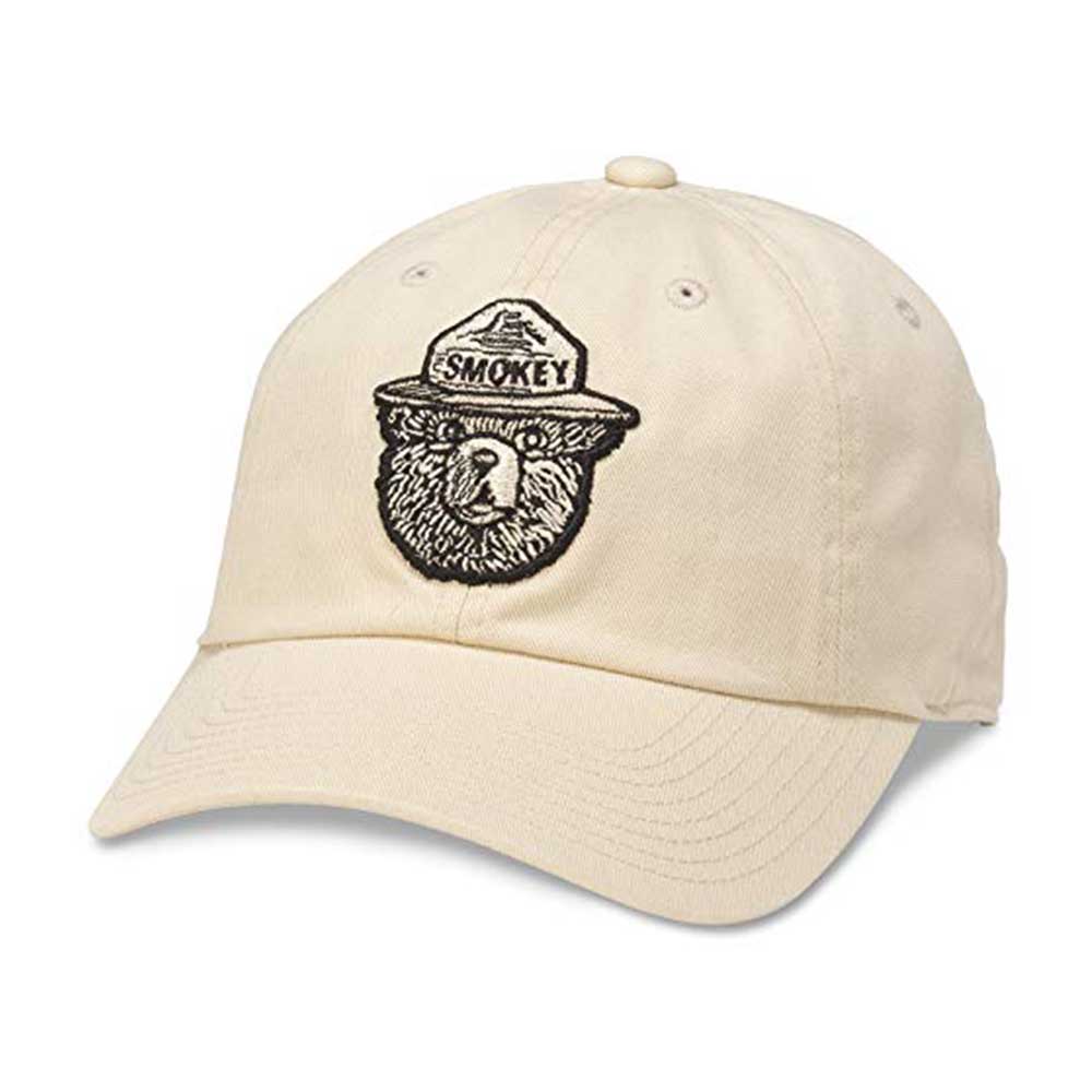 Smokey Bear Hats: Ivory Strapback Dad Hat | Vintage Brands