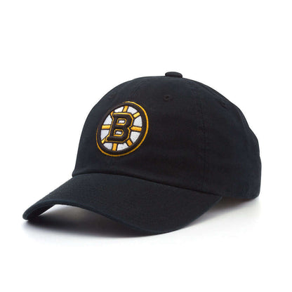 Boston Bruins Hats: Black Adjustable Strapback Dad Hat | NHL