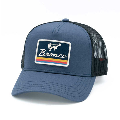 Ford Bronco Hat: Navy/Black Snapback Trucker Hat