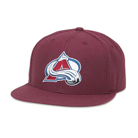 Colorado Avalanche Hat: Burgundy Snapback Flat Bill Hats | NHL Teams
